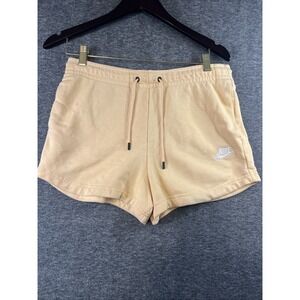 Nike Shorts Womens Small‎ Peach Performance Logo Graphic Running Workout